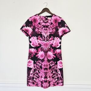 Floral Pink Shift Dress